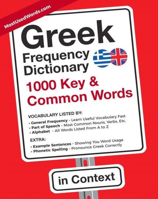 MostUsedWords Com, Jolie Laide LTD - Greek Frequency Dictionary - 1000 Key & Common Words in Context, E-bok. Tillgänglighet: Lägg i varukorg
