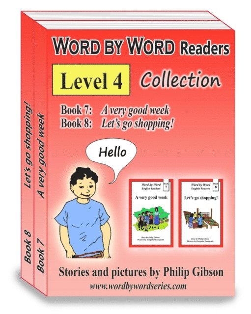 Philip Gibson - Word by Word Graded Readers for Children (Book 7 + Book 8), E-bok
