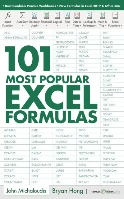 Bryan Hong, John Michaloudis - 101 Most Popular Excel Formulas, E-bok. Tillgänglighet: Lägg i varukorg