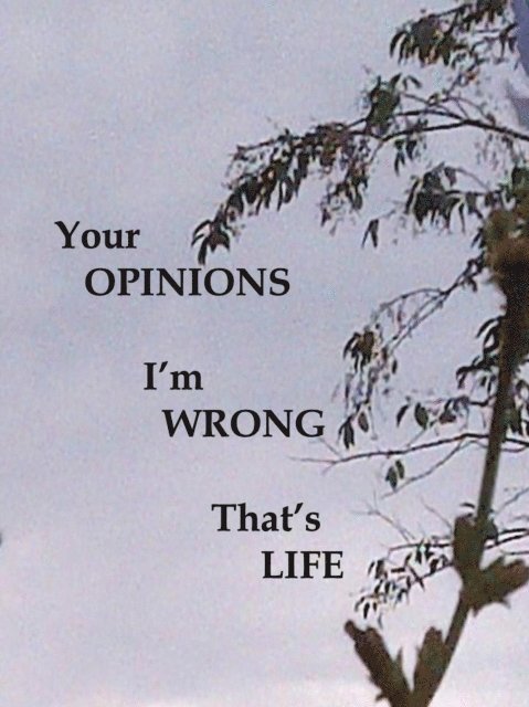 James Greene - Your Opinions I'm Wrong That's Life, E-bok