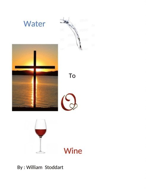 WILLIAM STODDART - Water to Wine, E-bok