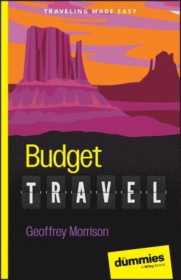 Geoffrey Morrison - Budget Travel For Dummies, Häftad