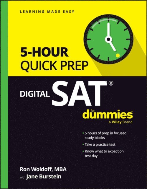 Ron Woldoff - Digital SAT 5-Hour Quick Prep For Dummies, E-bok. Tillgänglighet: Lägg i varukorg