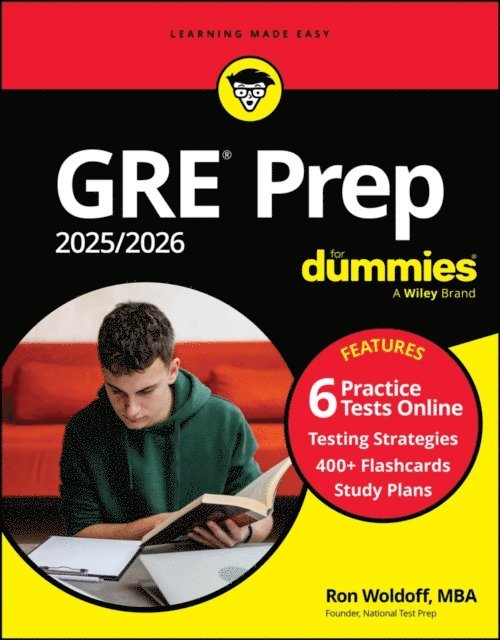 Ron Woldoff - GRE Prep 2025/2026 For Dummies, E-bok. Tillgänglighet: Lägg i varukorg