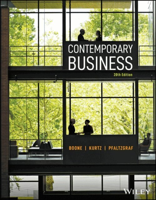 Daniel Pfaltzgraf, David L. Kurtz, Louis E. Boone - Contemporary Business, E-bok