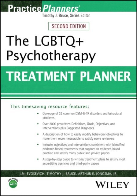 Jr. Arthur E. Jongsma, Timothy J. Bruce, J. M. Evosevich - LGBTQ+ Psychotherapy Treatment Planner, E-bok