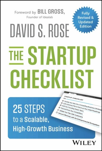 David S. Rose - Startup Checklist, E-bok