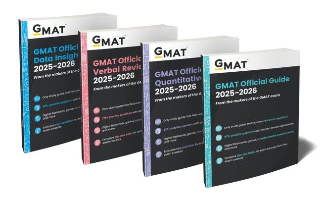 GMAC (Graduate Management Admission Council) - GMAT Official Guide 2025-2026 Bundle, Häftad