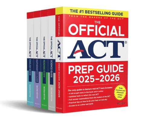 ACT - Official ACT Prep & Subject Guides 2025-2026 Complete Set, Häftad