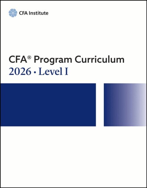 CFA Institute - 2026 CFA Program Curriculum Level I Box Set, E-bok