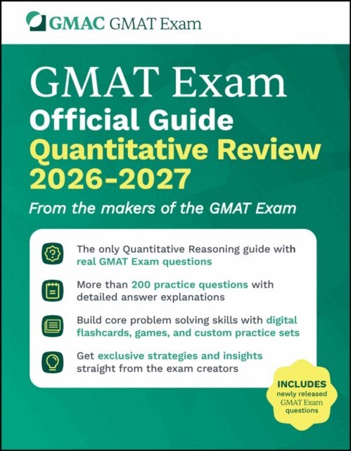 GMAC (Graduate Management Admission Council) - GMAT Official Guide Quantitative Review 2026 - 2027, E-bok