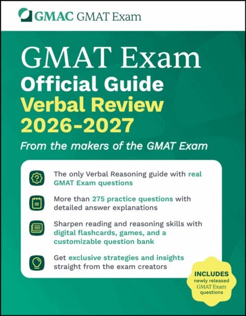 GMAC (Graduate Management Admission Council) - GMAT Official Guide Verbal Review 2026 - 2027, E-bok