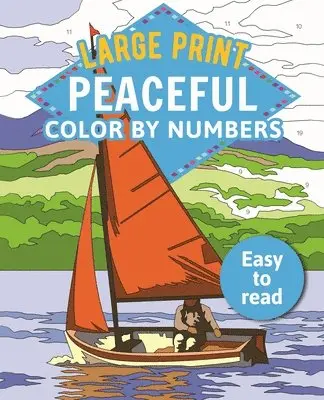 David Woodroffe - Large Print Peaceful Color by Numbers: Easy to Read, Häftad. Tillgänglighet: Tillfälligt slut