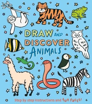 Corinna Keefe - Draw and Discover: Animals, Häftad