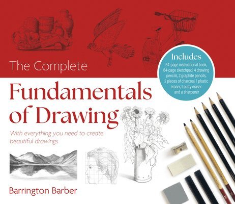 Barrington Barber - The Complete Fundamentals of Drawing Kit: Includes an Instructional Book, a Sketchpad, Pencils and More, Häftad