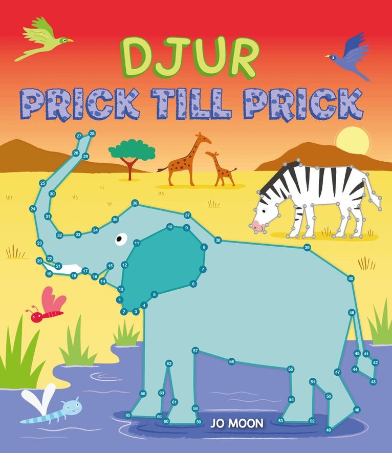 Prick till prick. Djur, Häftad