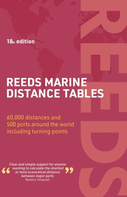 Miranda Delmar-Morgan, Kendall Carter - Reeds Marine Distance Tables 18th edition, E-bok