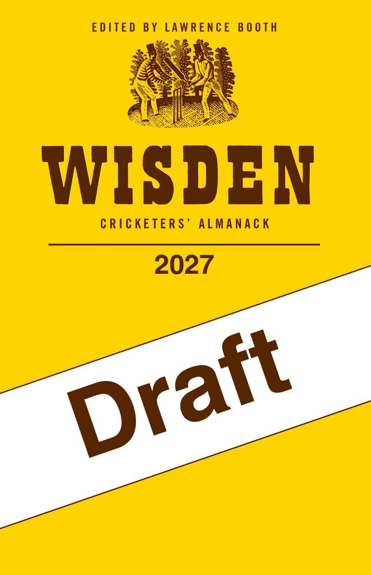 Lawrence Booth - Wisden Cricketers' Almanack 2027, Häftad