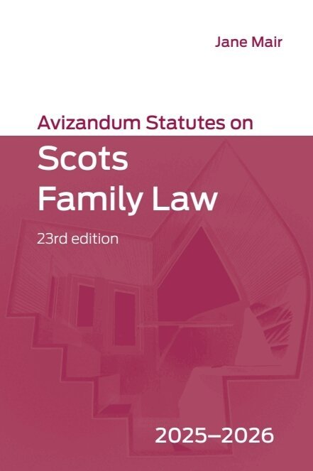 Jane Mair - Avizandum Statutes on Scots Family Law, E-bok