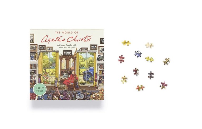 Pussel 1000 bitar - The World of Agatha Christie, Övrigt