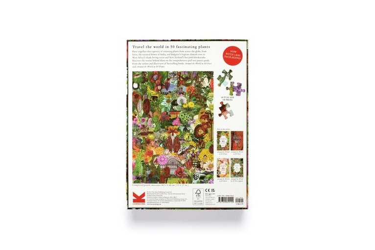 Pussel 1000 bitar Around the World in 50 Plants, Övrigt