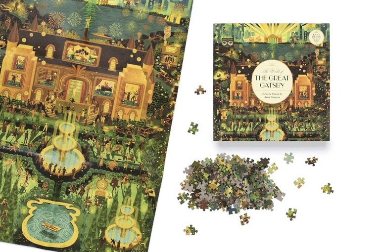 Pussel 1000 bitar - The World of The Great Gatsby, Övrigt