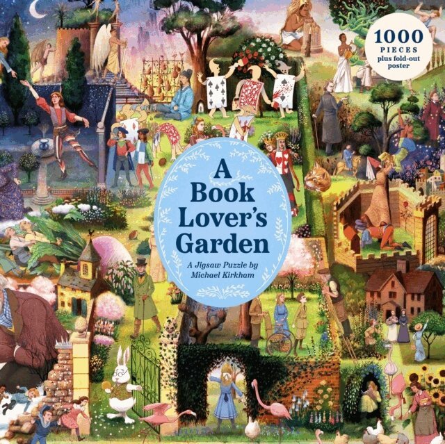 Pussel 1000 bitar - A Booklovers garden, Övrigt