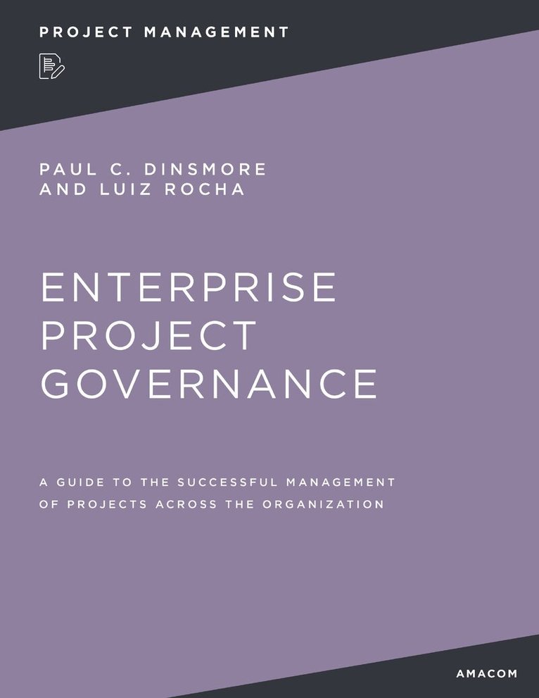 Paul C. Dinsmore, Luiz Rocha - Enterprise Project Governance, Häftad