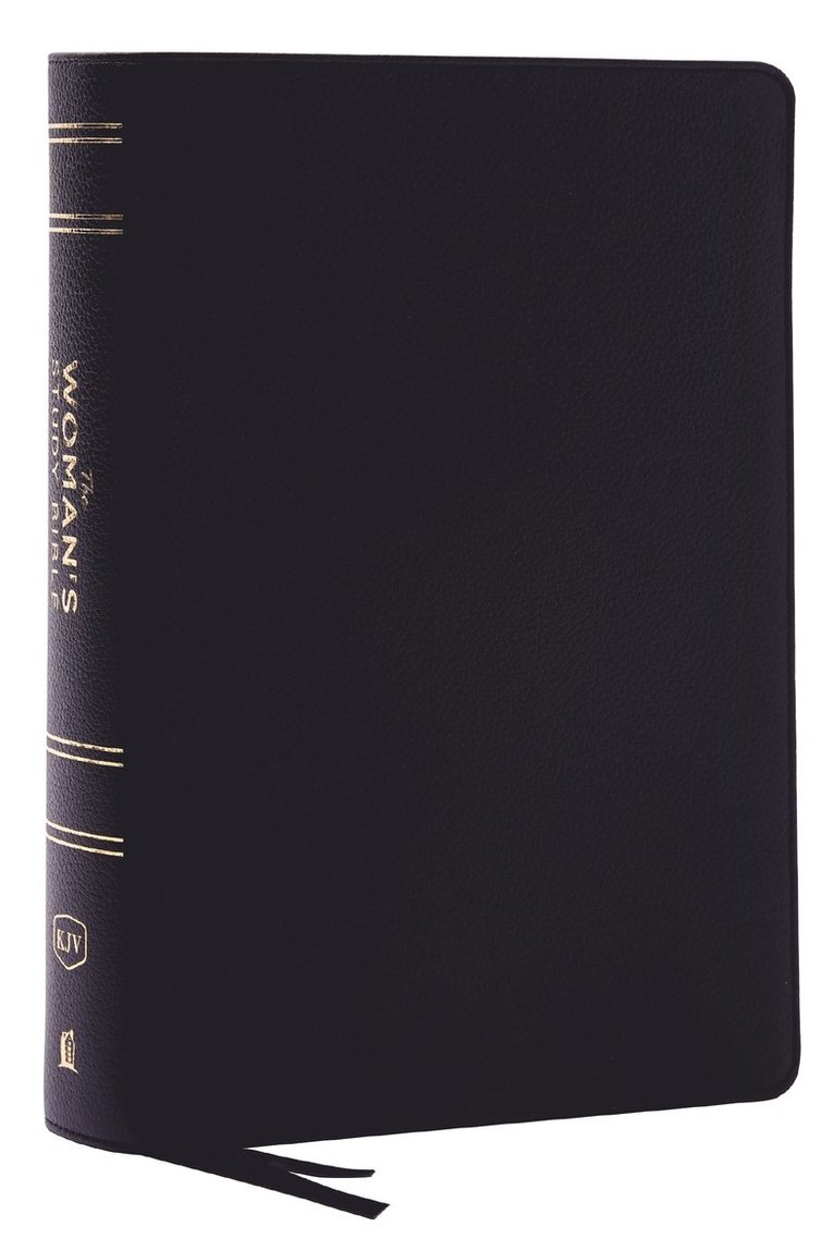 Thomas Nelson, Dorothy Kelley Patterson, Rhonda Kelley - KJV, The Woman's Study Bible, Black Genuine Leather, Red Letter, Full-Color Edition, Comfort Print (Thumb Indexed), Inbunden