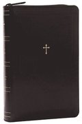 NKJV Compact Paragraph-Style Bible w/ 43,000 Cross References, Black Leathersoft with zipper, Red Letter, Comfort Print: Holy Bible, New King James Version