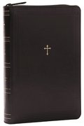 NKJV Compact Paragraph-Style Bible w/ 43,000 Cross References, Black Leathersoft Zipper Closure, Red Letter, Comfort Print: Holy Bible, New King James Version