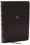 KJV Compact Bible w/ 43,000 Cross References, Black Leathersoft, Red Letter, Comfort Print: Holy Bible, King James Version