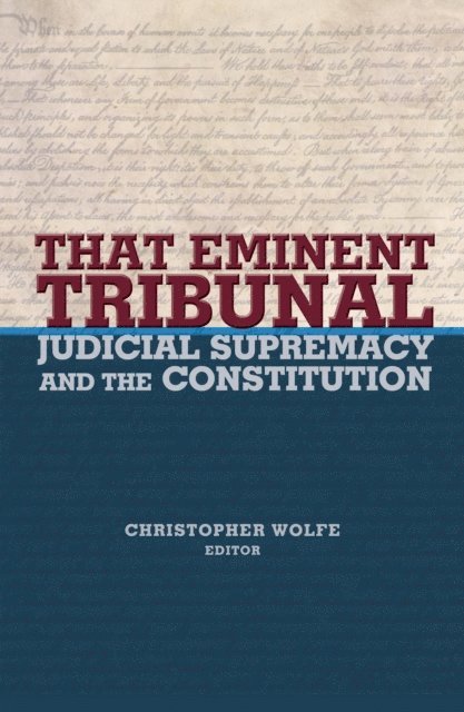 Christopher Wolfe - That Eminent Tribunal, E-bok