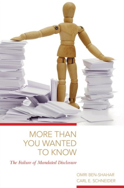 Carl E. Schneider, Omri Ben-Shahar - More Than You Wanted to Know, E-bok
