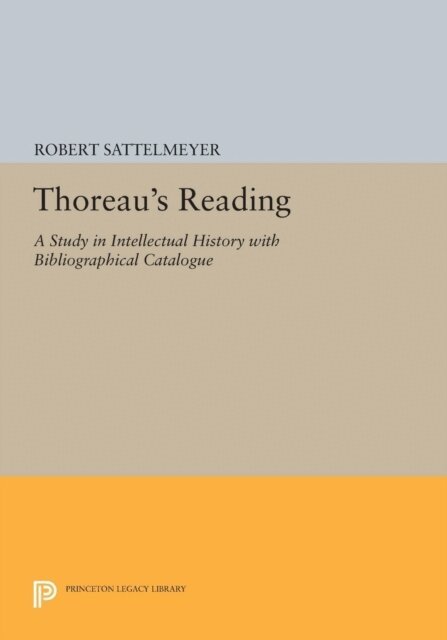 Robert Sattelmeyer - Thoreau's Reading, E-bok