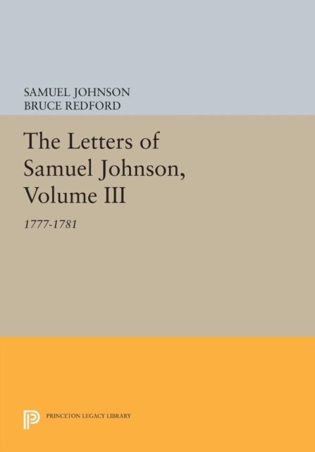Samuel Johnson, Bruce Redford - Letters of Samuel Johnson, Volume III, E-bok