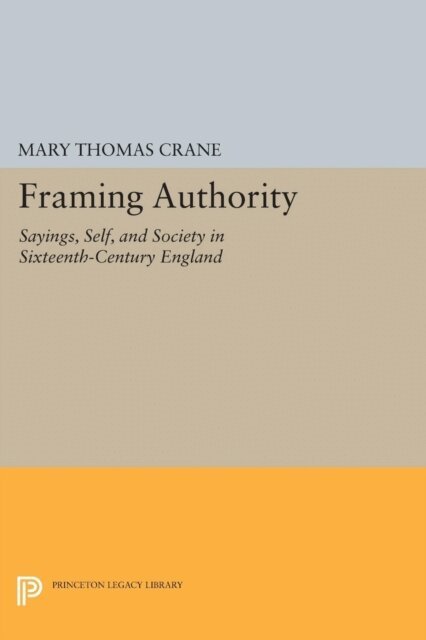 Mary Thomas Crane - Framing Authority, E-bok