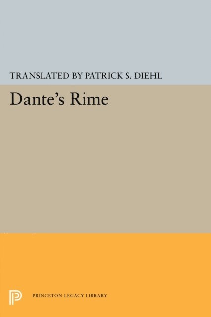 Dante Alighieri - Dante's Rime, E-bok