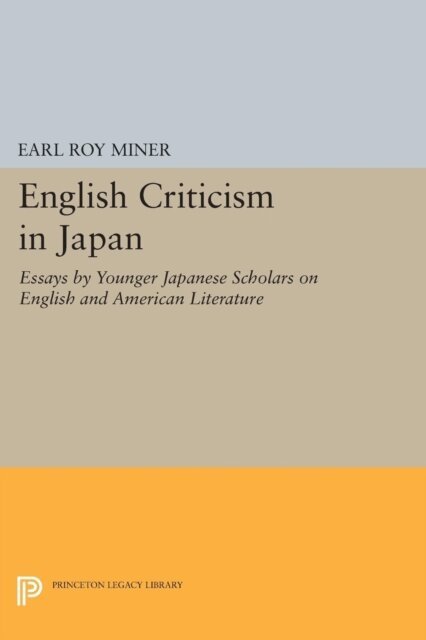 Earl Miner - English Criticism in Japan, E-bok
