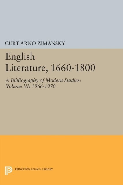 Curt Arno Zimansky - English Literature, 1660-1800, E-bok