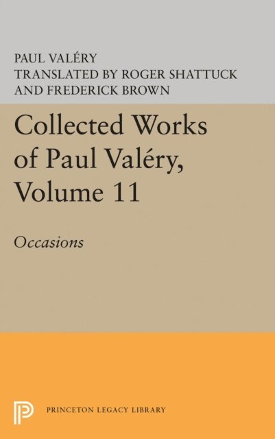 Paul Valery - Collected Works of Paul Valery, Volume 11, E-bok