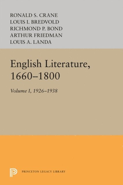 Louis A. Landa - English Literature, Volume 1, E-bok