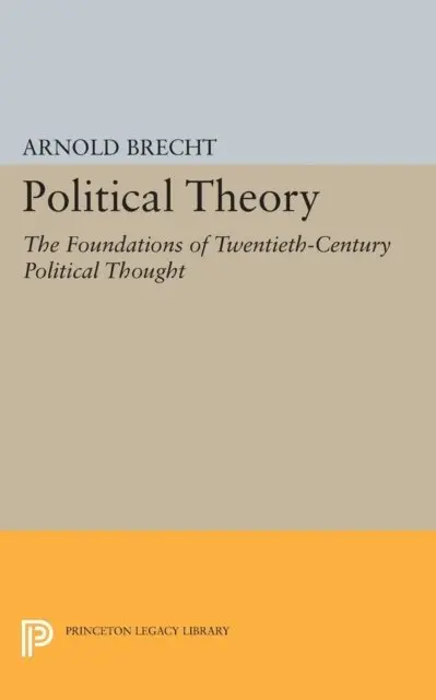 Arnold Brecht - Political Theory, E-bok. Tillgänglighet: Lägg i varukorg