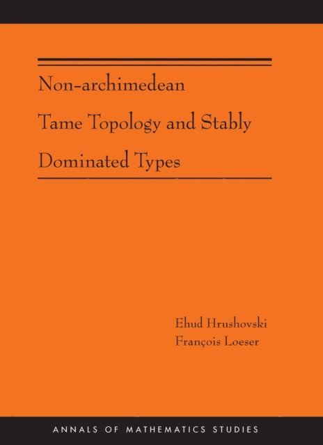 Francois Loeser, Ehud Hrushovski - Non-Archimedean Tame Topology and Stably Dominated Types, E-bok