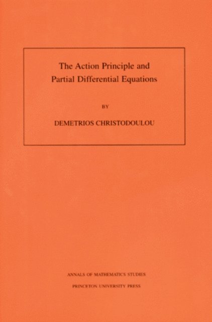 Demetrios Christodoulou - Action Principle and Partial Differential Equations, E-bok