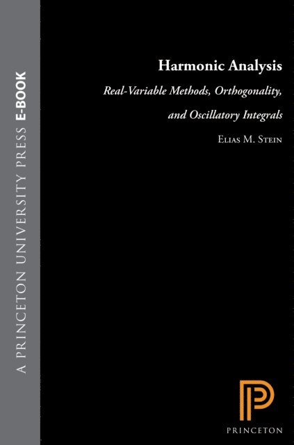 Elias M. Stein - Harmonic Analysis, E-bok