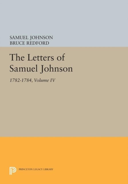 Samuel Johnson, Bruce Redford - Letters of Samuel Johnson, Volume IV, E-bok
