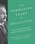 Formative Years of Relativity