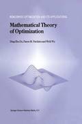 Mathematical Theory of Optimization