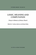 Logic, Meaning and Computation